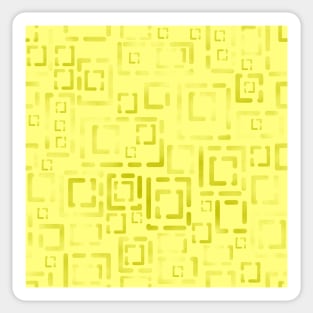 Deco Gold Blocks on Yellow 5748 Sticker